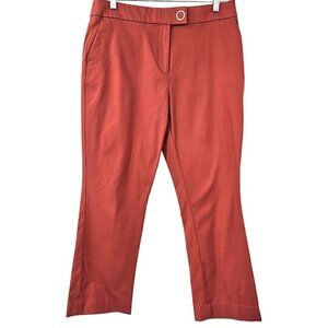 Long Tall Sally Cropped Straight Leg Pants In Brick Women’s Size 10 High Rise